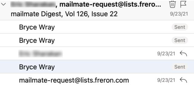 New Outlook on Mac - a view of email thread