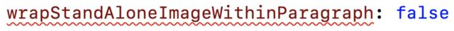 Screenshot of VS Code erroneously marking a Hugo configuration setting as a YAML violation Screenshot of VS Code erroneously marking a Hugo configuration setting as a YAML violation